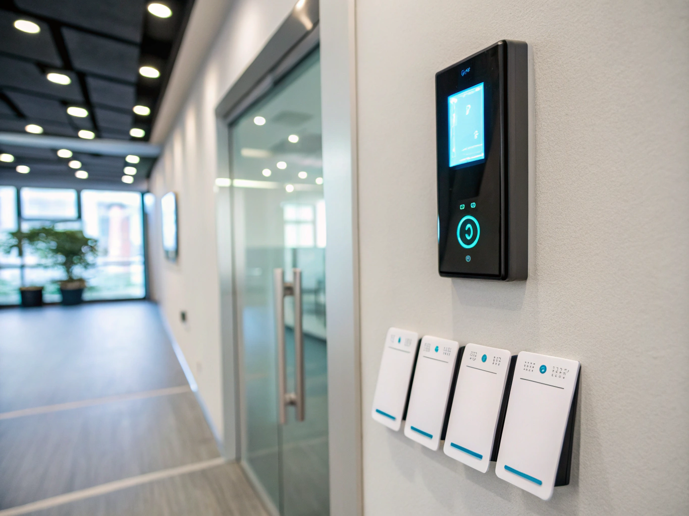 Commercial access control authentication devices - contactless RFID proximity reader