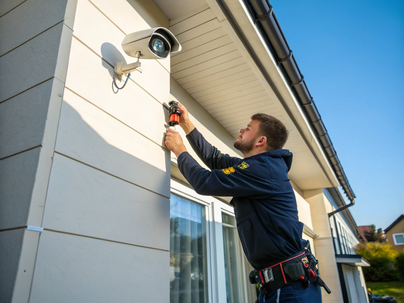CCTV camera installation and digital video monitoring hardware