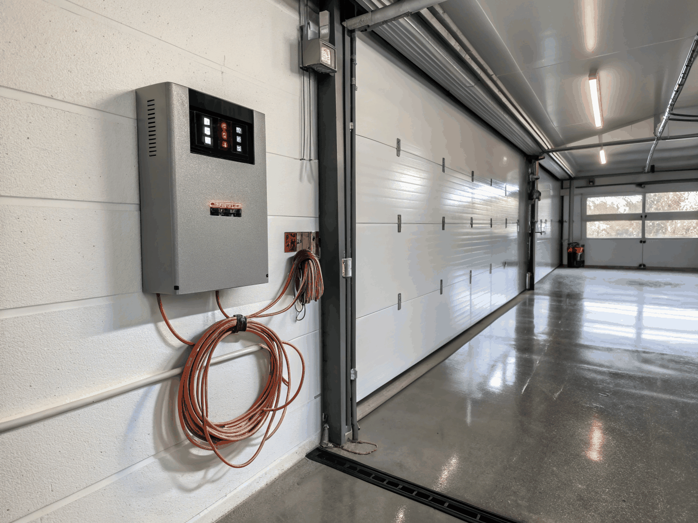Automated garage door opener motor system
