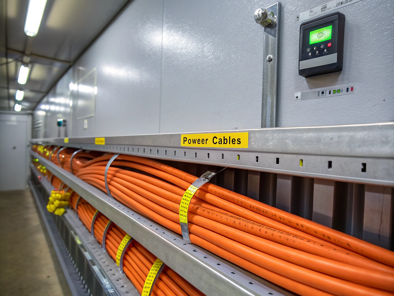 Security data networking and power backup hardware